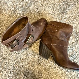 Lucky brand leather boots
